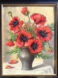 Stillleben mit rotem Mohn (N.N.)