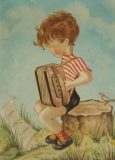 Kind mit Ziehharmonika (A. Spatz)
