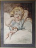 Mädchen mit Puppe (Hedwig Klinge)