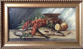 Stillleben mit Fischen und Hummer (C.W.)