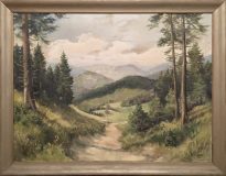 Waldlandschaft (Otto Stawi, 1954)