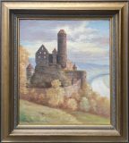 Ansicht der Burg Hornberg (Georg Simon)