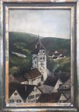 Fünfeckiger Turm in Neckarbischofsheim (Loh, 1955)