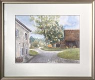 Bauerngehöft bei Gundelsheim (Gertrud Rückert, 1987)