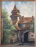 Seelturm und Zundeltor in Ulm (Rudi Scheffler, 1946)