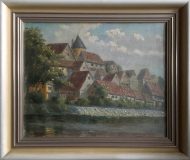 Ansicht von Besigheim (Wilhelm Blassmann, 1924)
