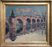 Alte Brücke in Heidelberg (Karl Dehoust, 1948)