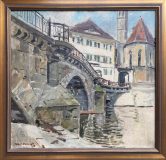 Henkersbrücke in Schwäbisch Hall (Karl Dehoust, 1938)