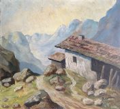 Höhenweg in den Alpen (Max Kosmas Zahner)