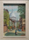 Montmartre mit den Kuppeln von Sacre Coeur (Boris Siemienkewitsch, 1968)