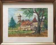 Blick auf Stift Sinsheim (Boris Siemienkewitsch, 1969)