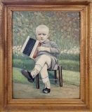 Junge mit Ziehharmonika (H.M.)