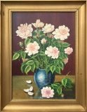 Rosenstrauß in Vase (Boris Siemienkewitsch, 1967)