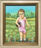 Kind mit Brille und Buch (Boris Siemienkewitsch, 1988)