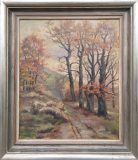 Hügelige Waldlanschaft (Ernst Marfels, 1949)