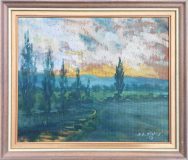 Landschaft mit Pappeln (Heinrich Kißling, 1917)