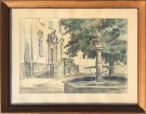 Mohrenbrunnen im Hof von Kloster Schöntal (Fritz Wucherer, 1930)